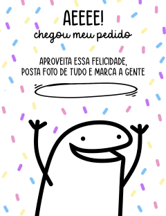 20 Mini Cartões de Agradecimento Cliente Mimo 6*8 cm