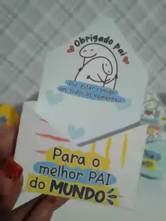 Caixa Mini Envelope Dos Pais- Unidade - Cabem Doces ou 1 sabonete - Bento Flock na internet