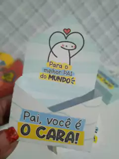 Caixa Mini Envelope Dos Pais- Unidade - Cabem Doces ou 1 sabonete - Bento Flock - loja online