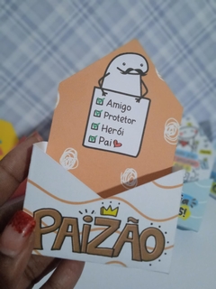 Imagem do Caixa Mini Envelope Dos Pais- Unidade - Cabem Doces ou 1 sabonete - Bento Flock
