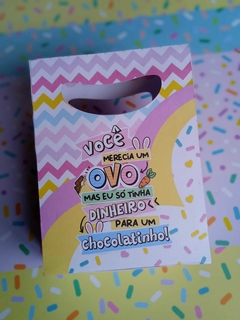 Sacola Papel Pascoa - 12x16x5