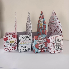 Caixa Envelope Dia dos Namorados 7 cm por 15 cm - comprar online