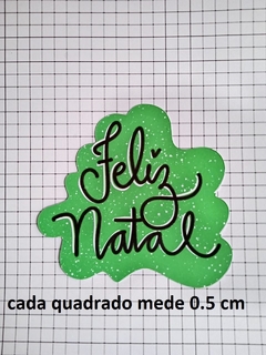 7 Tags Feliz Natal Hohoho NÃO ADESIVAS - comprar online