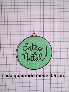 Imagem do 7 Tags Feliz Natal Hohoho NÃO ADESIVAS