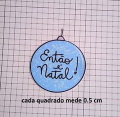 7 Tags Feliz Natal Hohoho NÃO ADESIVAS