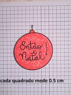 7 Tags Feliz Natal Hohoho NÃO ADESIVAS - comprar online