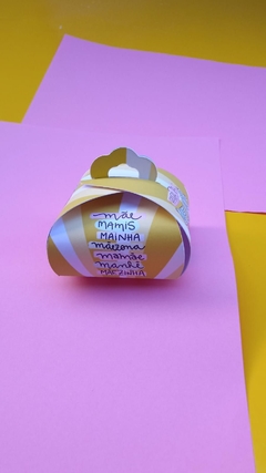 Caixa Dia das Mães Mimo Lembrançinha - Unidade - Cabem Doces ou 1 sabonete - (cópia) - Dharma Personalizados