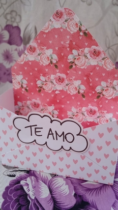 Caixa Envelope Red Love 7 cm por 20