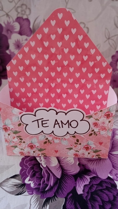 Caixa Envelope Red Love 7 cm por 20 - loja online