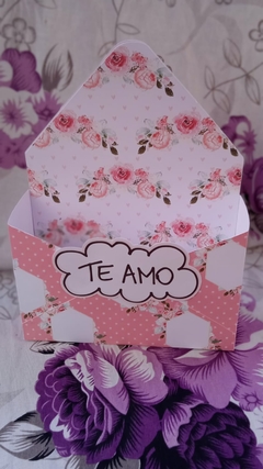 Caixa Envelope Red Love 7 cm por 20 - Dharma Personalizados