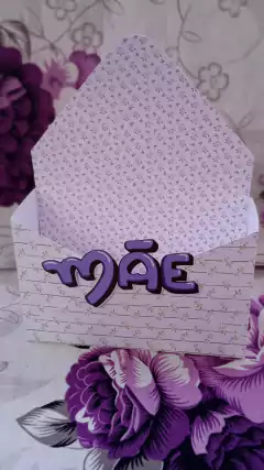 Caixa Envelope Lilas Fever 7 cm por 20