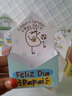 Caixa Mini Envelope Dos Pais- Unidade - Cabem Doces ou 1 sabonete - Bento Flock Frases - loja online