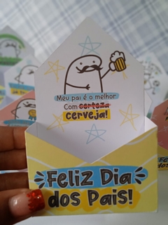 Imagem do Caixa Mini Envelope Dos Pais- Unidade - Cabem Doces ou 1 sabonete - Bento Flock Frases