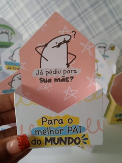 Caixa Mini Envelope Dos Pais- Unidade - Cabem Doces ou 1 sabonete - Bento Flock Frases - Dharma Personalizados