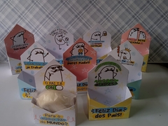 Caixa Mini Envelope Dos Pais- Unidade - Cabem Doces ou 1 sabonete - Bento Flock Frases - comprar online