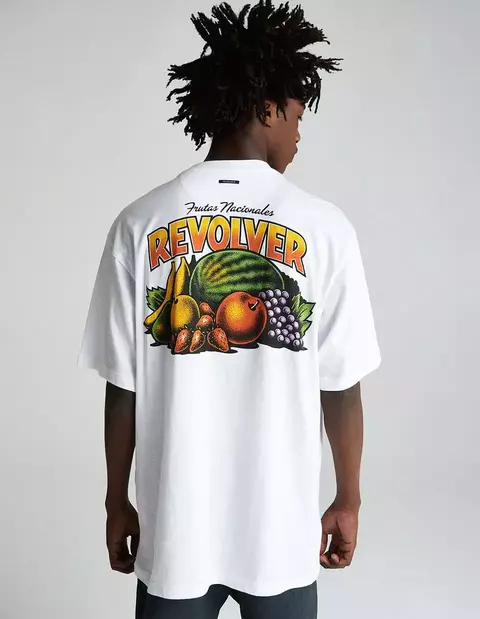 REMERA FRUTAS BLANCO