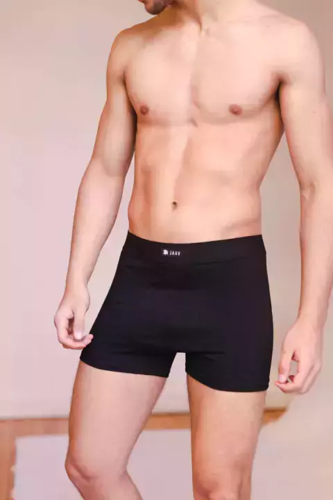 BOXER JAAV ELASTICO PERSONALIZADO NEGRO