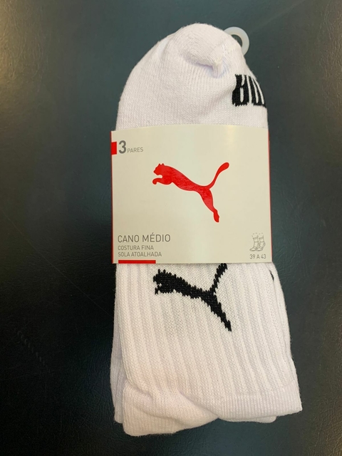 Meia Puma Cano Médio