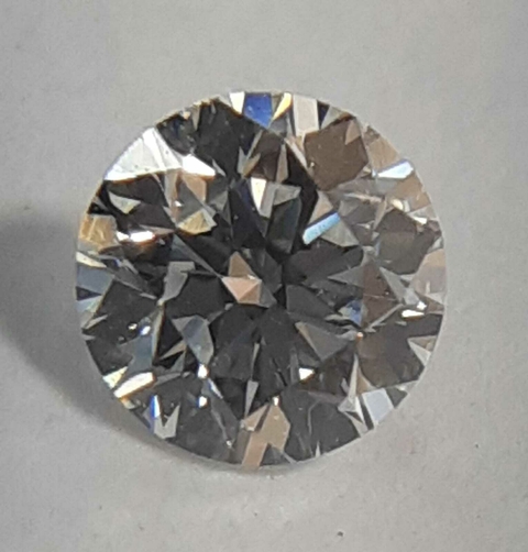 Diamante, Round Brilhante 5,3mm 0.58cts (pontos)