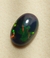 Opala De Fogo, Opala Negra, Oval, 08mmx12mm, Etiópia