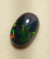 Opala De Fogo, Opala Negra, Oval 08MMx12MM, Etiópia -  *DON NEXUS  Pedras Preciosas* 