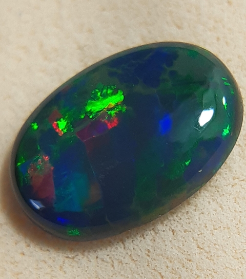 Belissima, Opala De Fogo, Opala Negra, 12mmx09mm