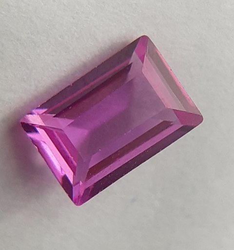 Safira Rosa, Almofada Retangular 06mmx04mm