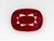 RUBI NATURAL, VERMELHO VIVO - SANGUE DE POMBO - LAPIDAÇAO ALMOFADA 10.14MMX07.19MM