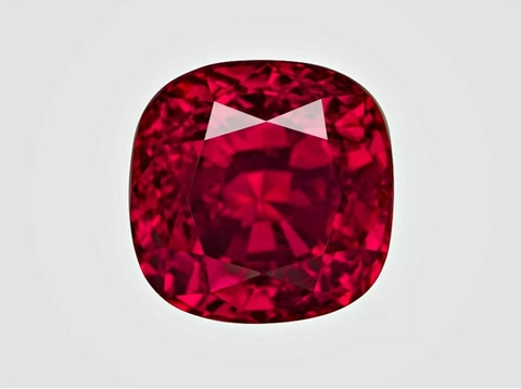 RUBI ROYAL RED Madagascar Cushion 3.18-CTs