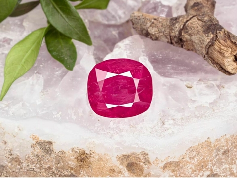 RUBI BURMESE Cushion 10,51-CTS