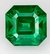 Emerald, Asscher Cut, 3.87 CTs - Carats, Zambia. - buy online