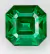 Emerald, Asscher Cut, 3.87 CTs - Carats, Zambia. - buy online
