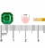 Emerald, Asscher Cut, 3.87 CTs - Carats, Zambia. - online store