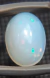 White Opal - Oval 17mm x 12mm, Ethiopia.