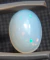 White Opal - Oval 17mm x 12mm, Ethiopia.