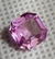 Imagem do SAFIRA ASSCHER ROSA / ROSE 10mmx10mm CORINDON