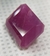 Image of Natural Ruby. Rectangular Cushion 14mmx10mm