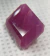 Image of Natural Ruby. Rectangular Cushion 14mmx10mm