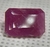 Natural Ruby. Rectangular Cushion 14mmx10mm