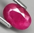 Natural Ruby, Untreated, Faceted Oval Tanzania - buy online