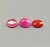 Set of 3 Natural Rubies – Elegance in Vibrant Colors, Oval Faceted - buy online