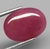 Rubi Natural – 5.46 Cts, Top Red Oval Cabochon – Origem Moçambique -  *DON NEXUS  Pedras Preciosas* 