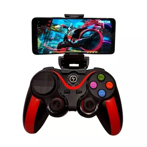 Controle Bluetooth Gamer com Suporte de celular