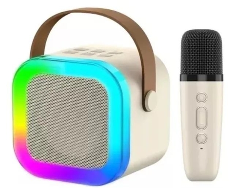 Caixinha de som Karaokê bluetooth com microfone