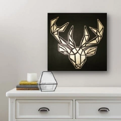 Cuadro decorativo VENADO GEOMETRICO - tienda en línea