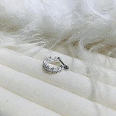 Piercing Conch Coroa na Prata 925
