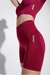 Calza Corta Seamless Performance Burgundy - comprar online
