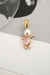 Pingente Filha Pérola e Pedra | Banho Ouro 18k - comprar online