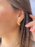 Brinco Ester Cravejado | Banho Ouro 18k - loja online