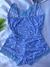 BABY DOLL RENDA AZUL ESTAMPADO - GATINHOS - comprar online